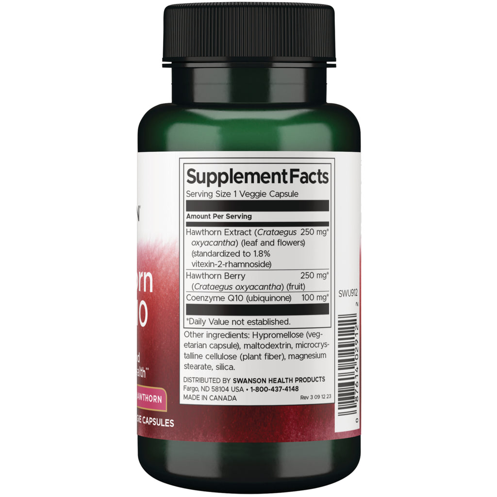 Hawthorn & CoQ10 - Features Standardized Hawthorn - Thumbnail