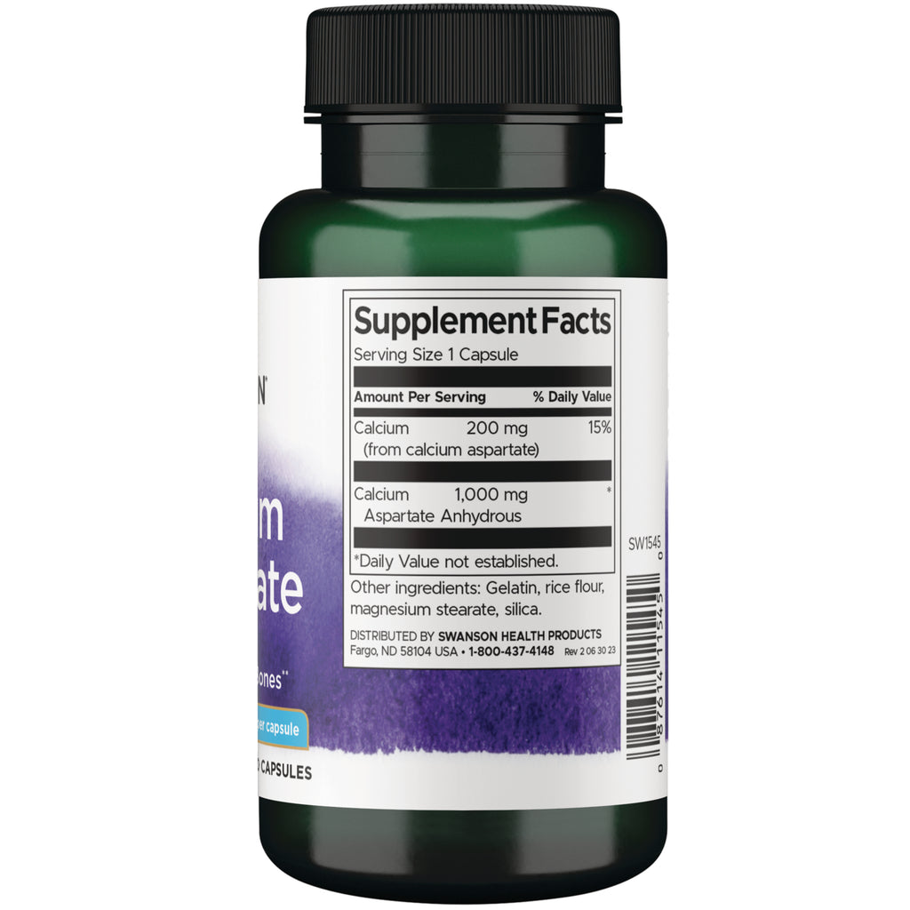 SW1545 | Back label with Supplement Facts - Thumbnail