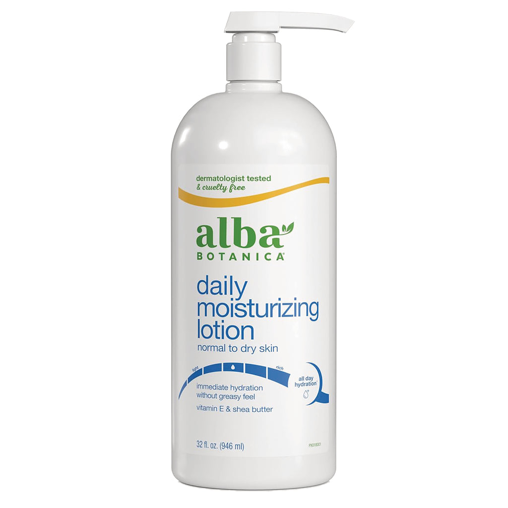 ABA064 | Alba Botanica Daily Moisturizing Lotion pump bottle, normal to dry skin, 32 fl oz - Thumbnail