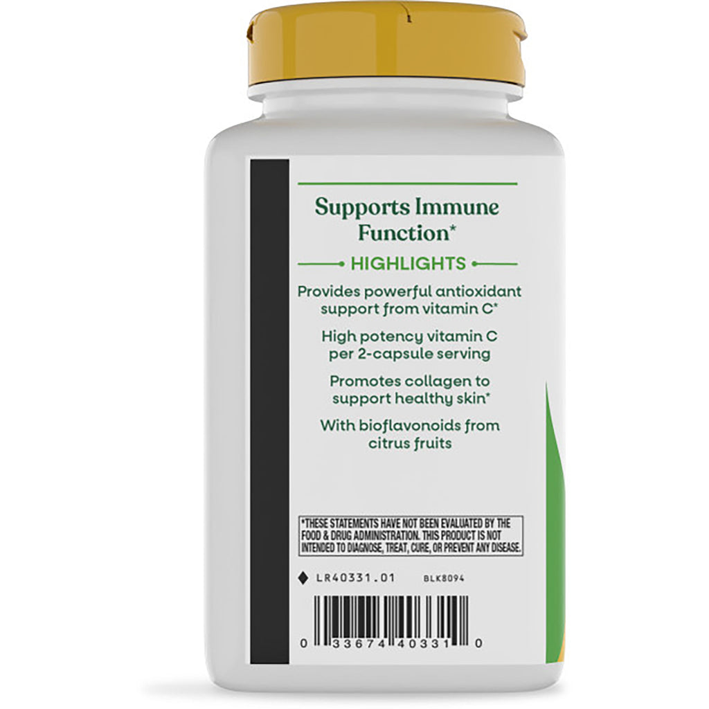 NW344 | Back label of white supplement bottle showing safety and GLUTEN FREE statement, contact info and recycling icons - Thumbnail