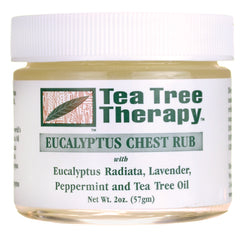 TTT009 | Tea Tree Therapy Eucalyptus Chest Rub, 2 oz jar