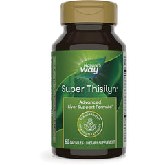 NW604 | Brown bottle labeled Nature's Way Super Thisilyn, advanced liver support formula, 60 capsules