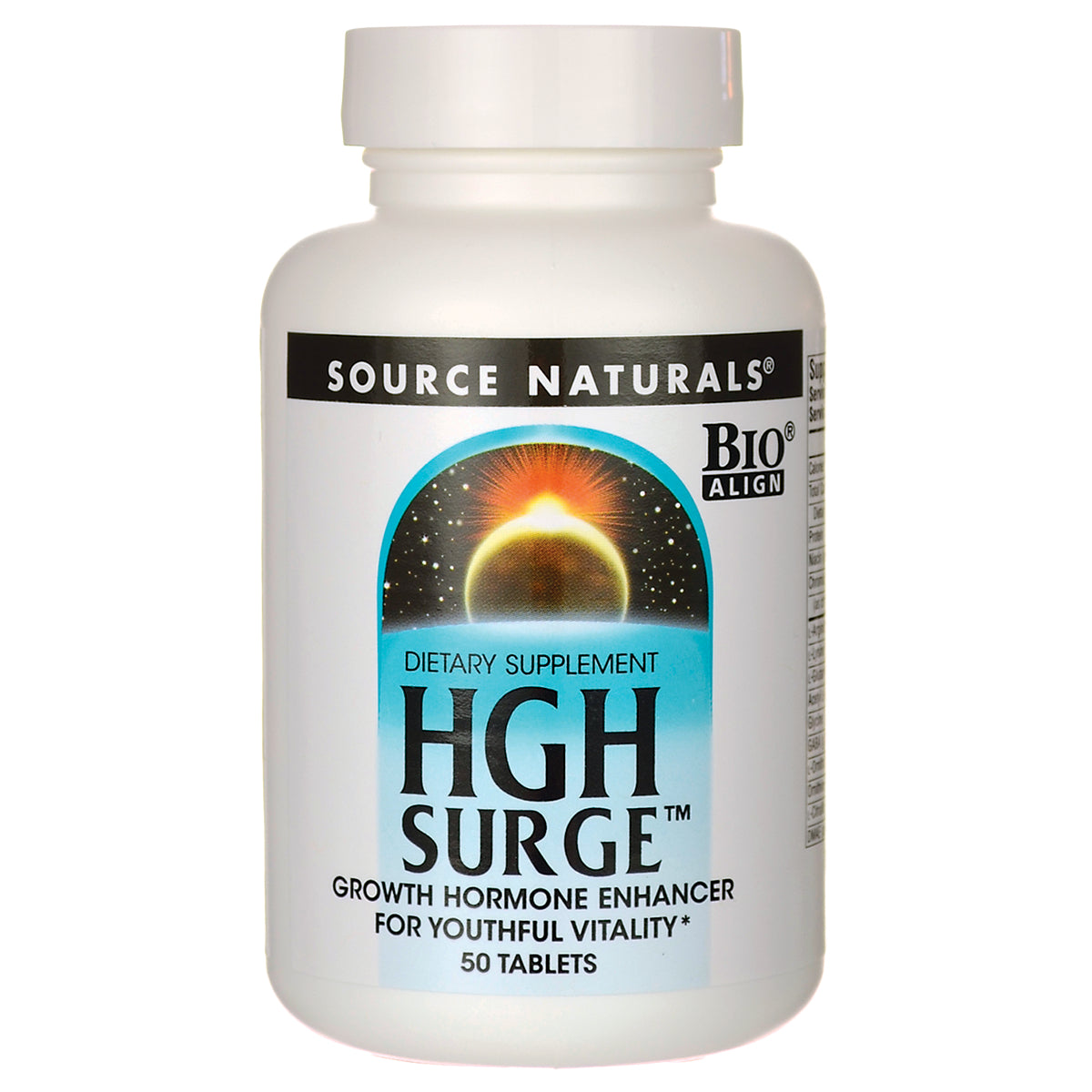 SN814 | Source Naturals HGH Surge dietary supplement, 50 tablets