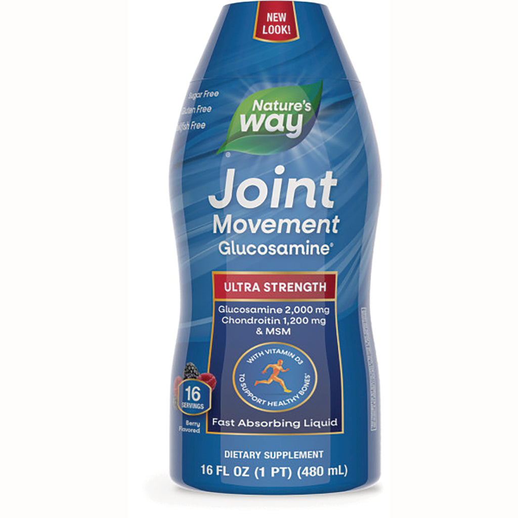 WLS008 | Nature's Way Joint Movement Glucosamine Ultra Strength liquid, 16 fl oz bottle - Thumbnail