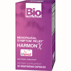 BNN082 | Box of Bio Nutrition HarmonX menopausal symptom relief dietary supplement, 30 vegetarian capsules