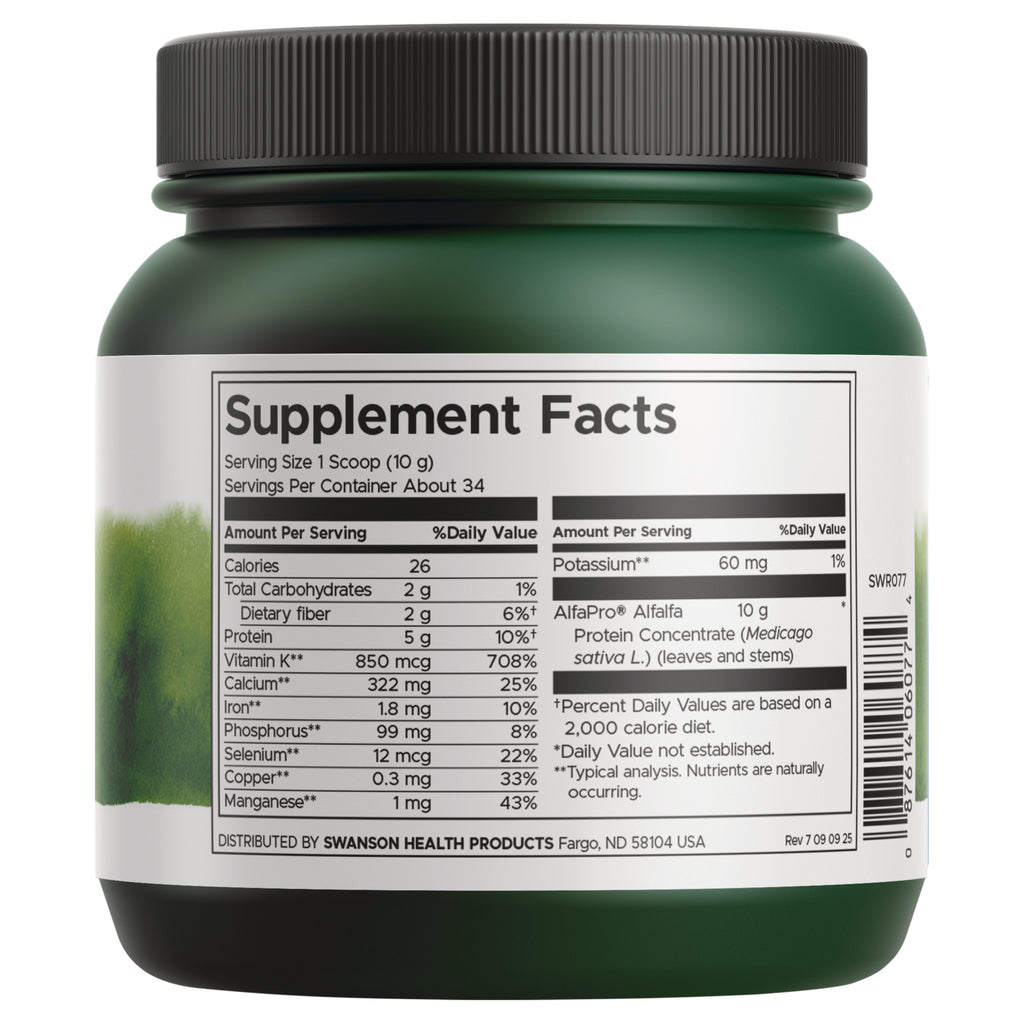 SWR077 | Back label with Supplement Facts - Thumbnail