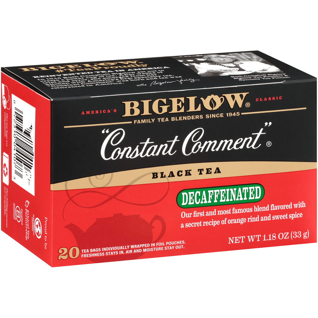 BGT014 | Bigelow Constant Comment decaffeinated black tea box with 20 tea bags - Thumbnail