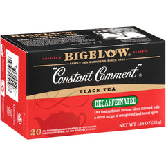 BGT014 | Bigelow Constant Comment decaffeinated black tea box with 20 tea bags