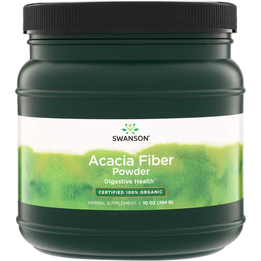 SWF063 | Swanson Acacia Fiber Powder, Digestive Health, Certified 100% Organic, 10 oz - Thumbnail
