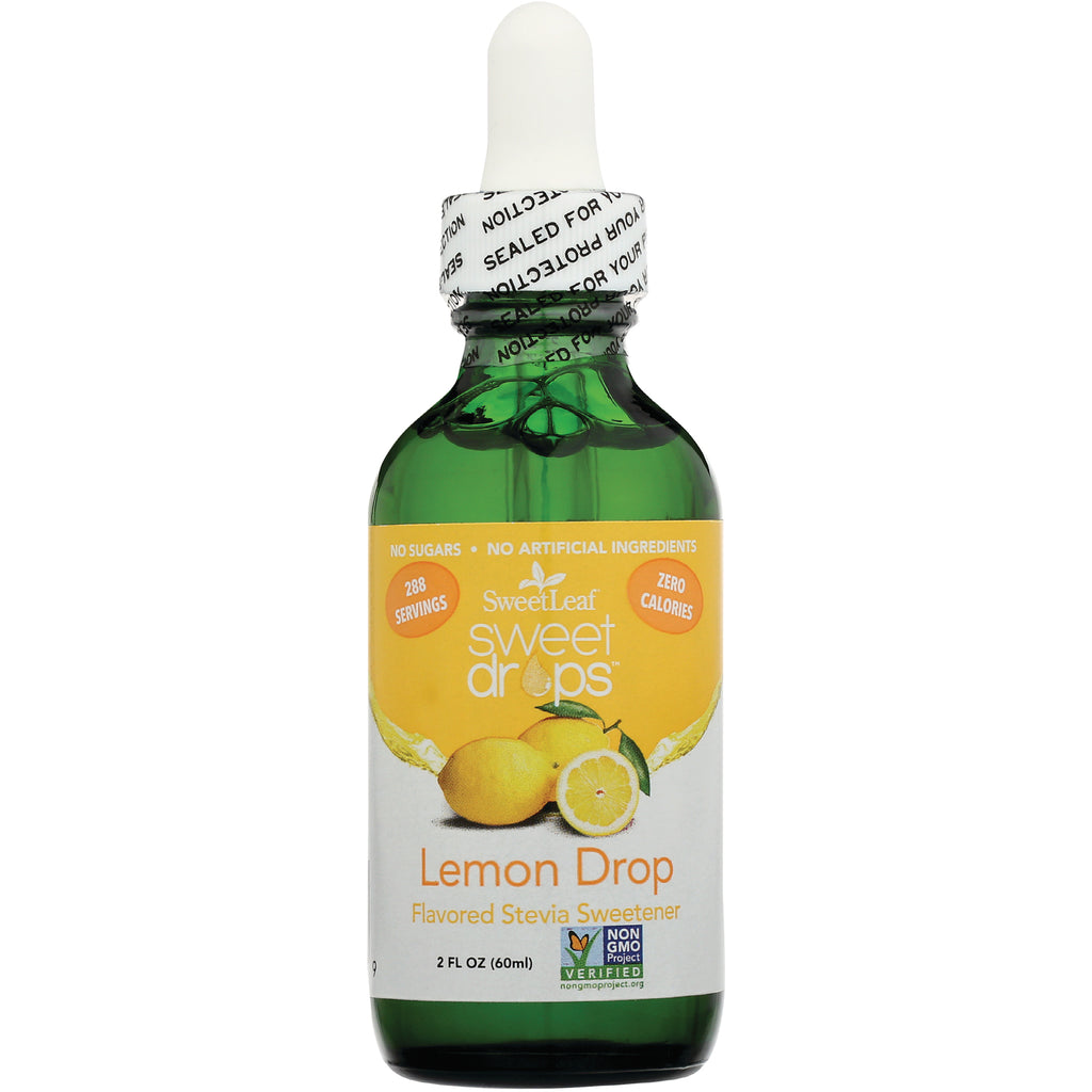 WA036 | SweetLeaf Sweet Drops Lemon Drop flavored stevia sweetener, 2 fl oz dropper bottle - Thumbnail