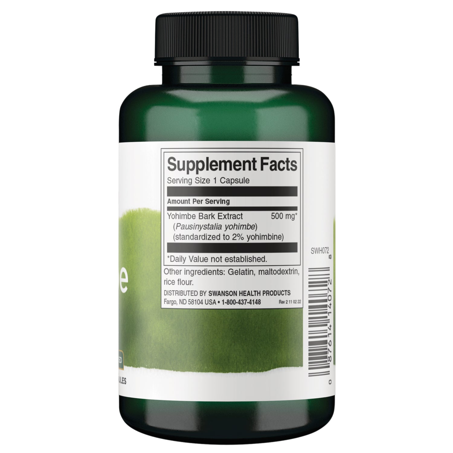 SWH072 | Capsule shown with cm and inch rulers for size