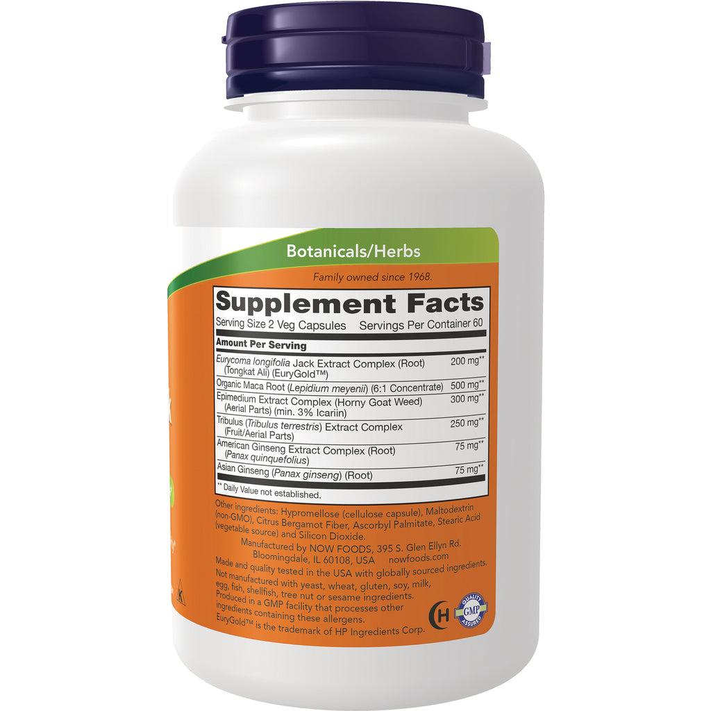 NWF1334 | Bottle back showing Supplement Facts panel and ingredients label - Thumbnail