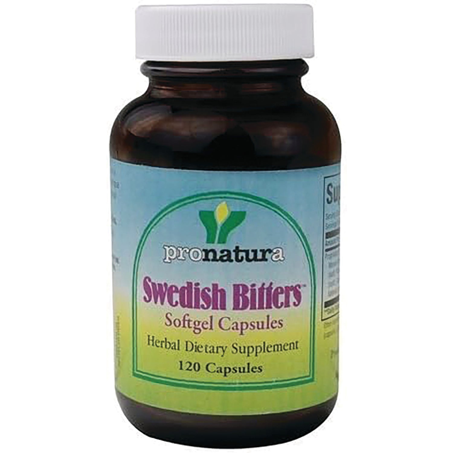 PNA005 | Pronatura Swedish Bitters softgel capsules herbal dietary supplement 120 capsules