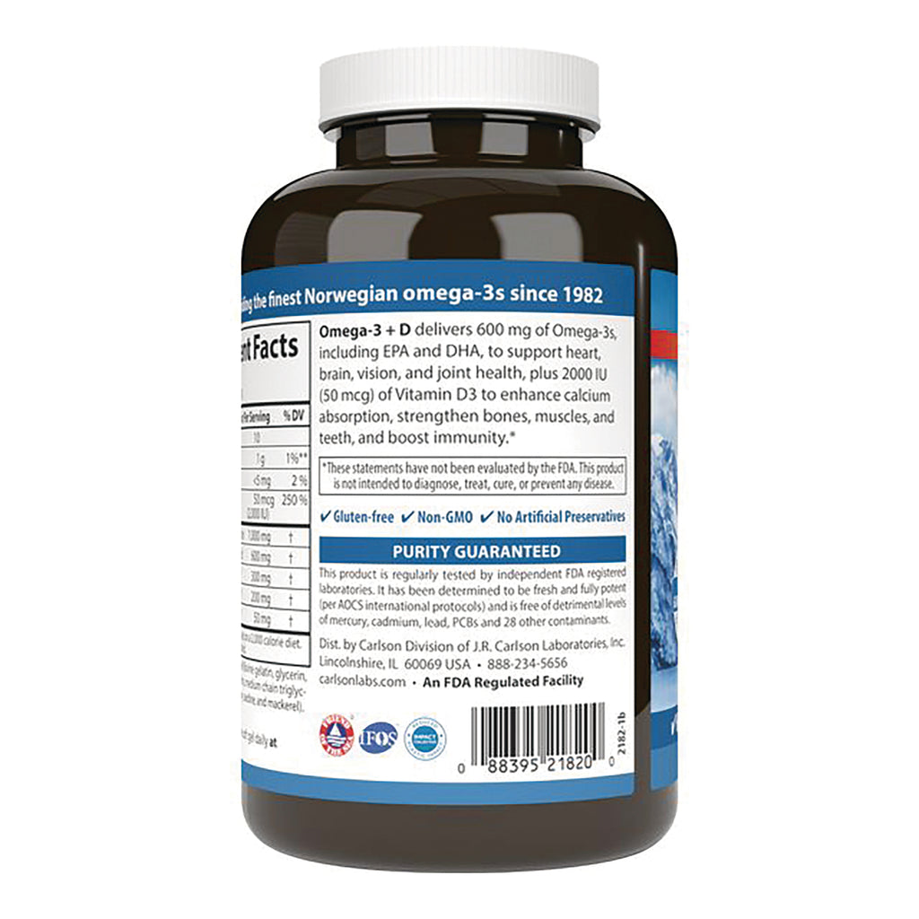 CSN332 | Back of supplement bottle showing facts panel, Purity Guaranteed label, barcode, and supplement claims - Thumbnail