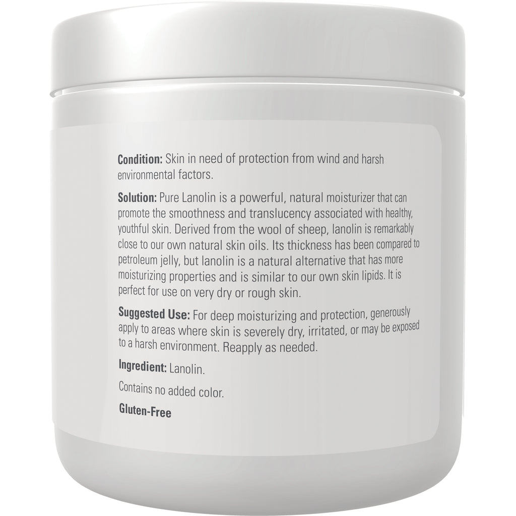 NWF440 | Back label showing condition, solution, suggested use, ingredient Lanolin and Gluten-Free note - Thumbnail