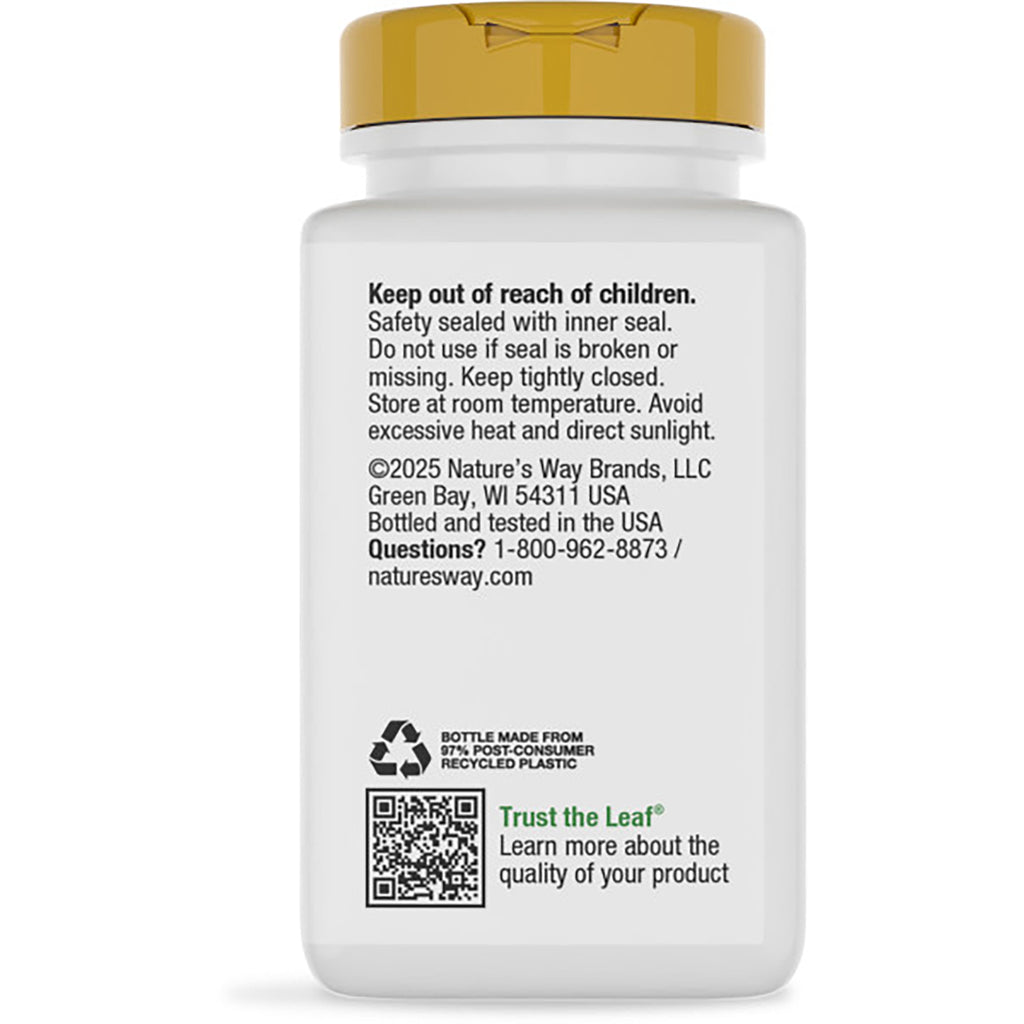 NW363 | Back of brown supplement bottle with green label reading Potent Antioxidant, barcode and company info - Thumbnail