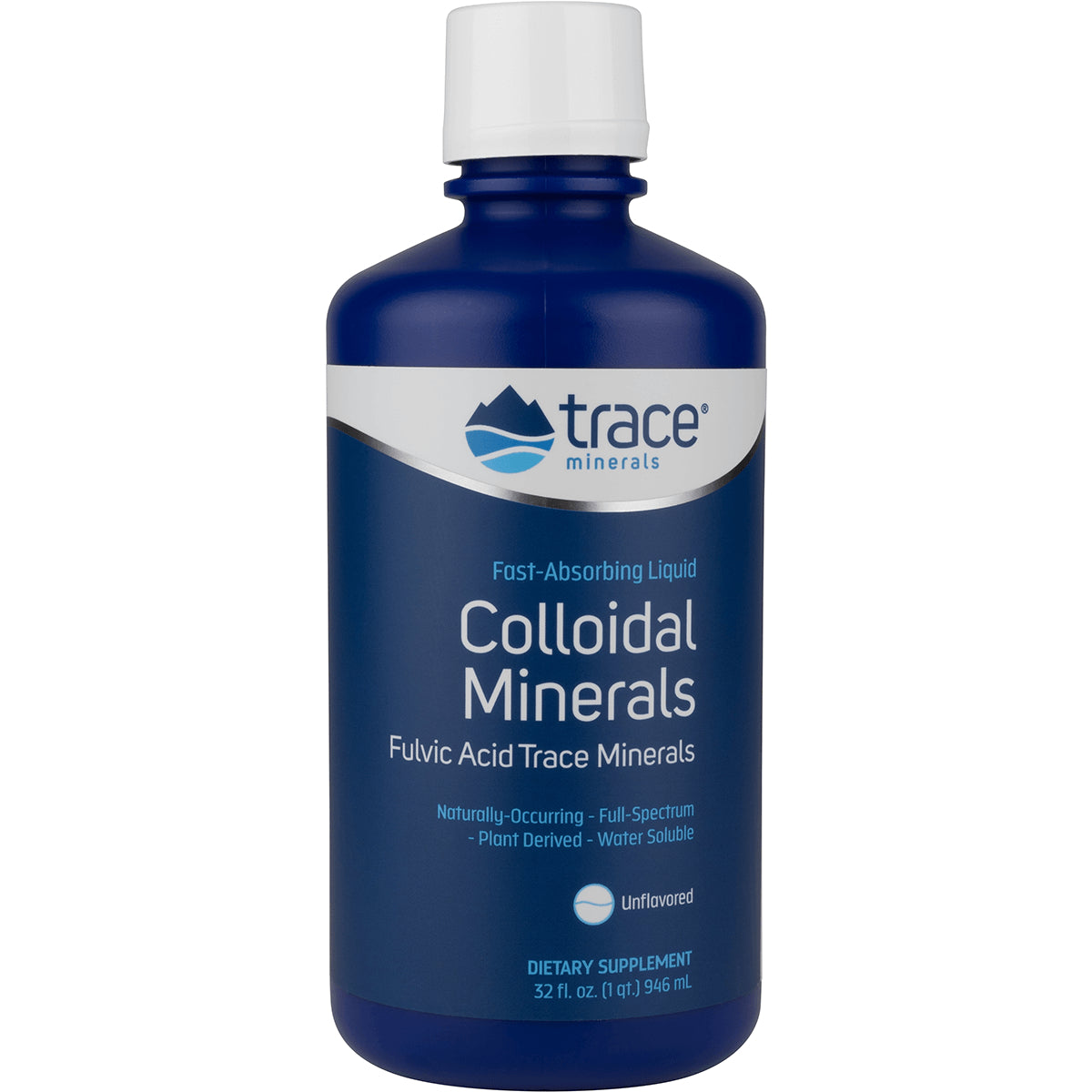 TM095 | Trace Minerals Colloidal Minerals liquid, unflavored, 32 fl oz bottle