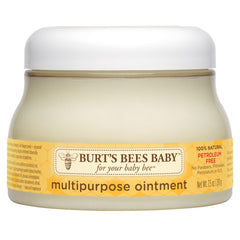 BTB222 | BURT'S BEES BABY multipurpose ointment jar with white lid and yellow label, petroleum free