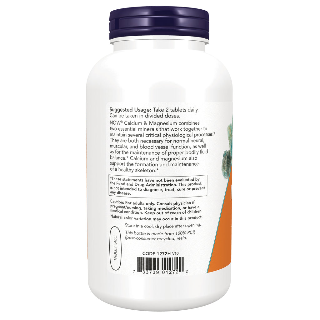 NWF1171 | Back label of white supplement bottle showing suggested usage, warnings and barcode - Thumbnail