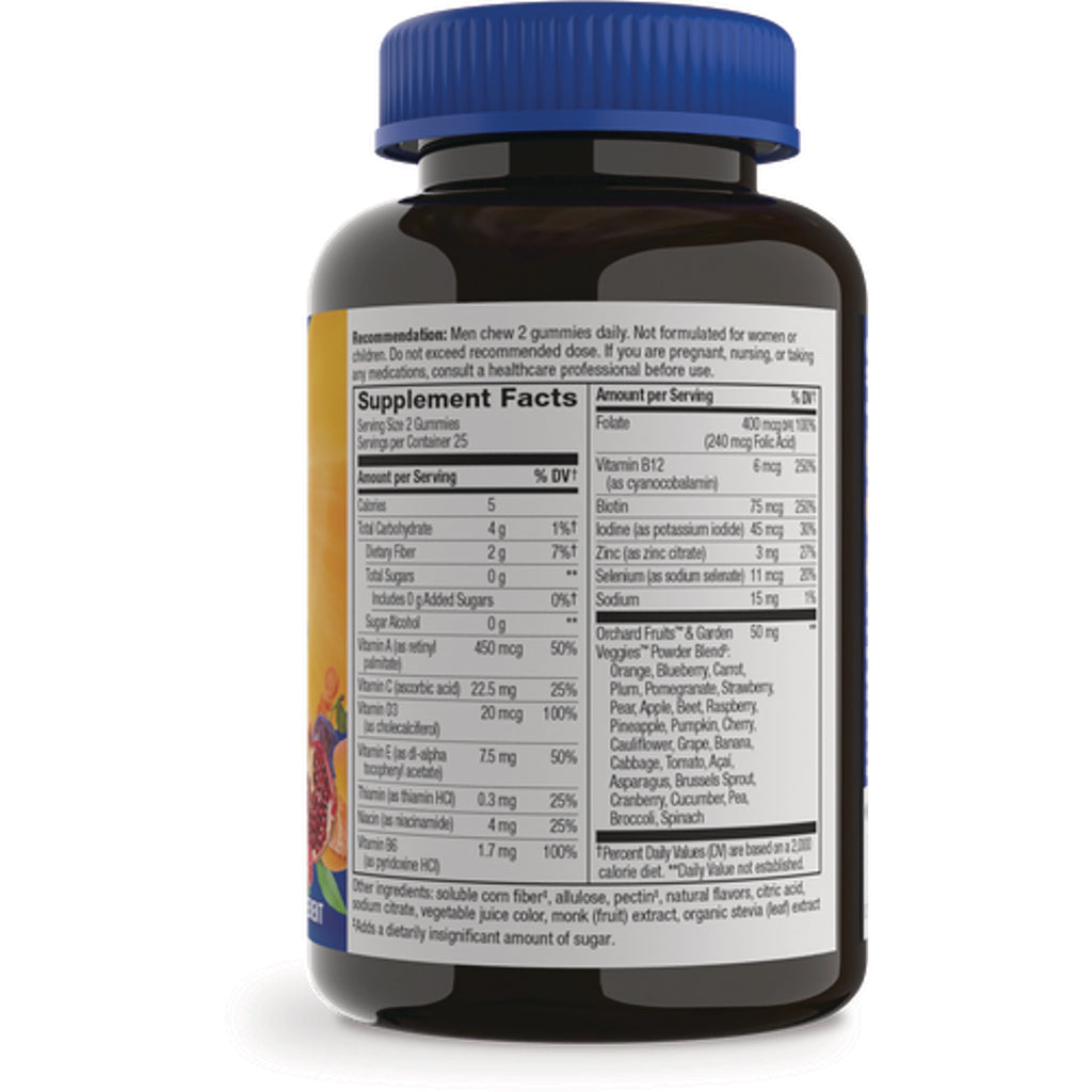 NW1061 | back of dark supplement bottle showing Supplement Facts panel and ingredients list - Thumbnail
