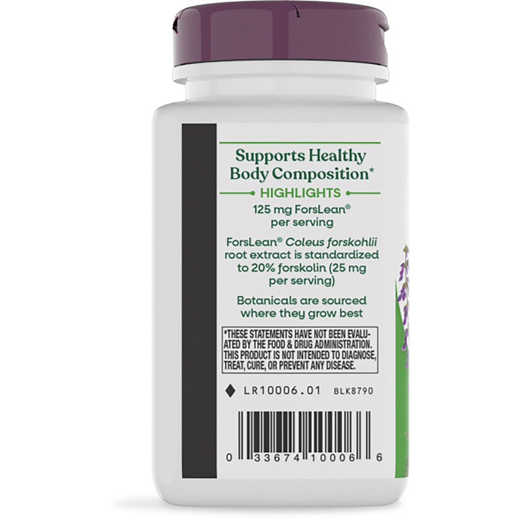 NW868 | Back label of white supplement bottle showing HEALTHY BODY COMPOSITION text, product description and barcode - Thumbnail