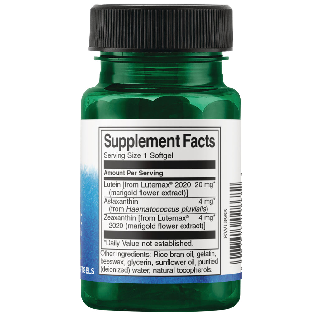 SWU868 | Back label with supplement facts and serving information - Thumbnail