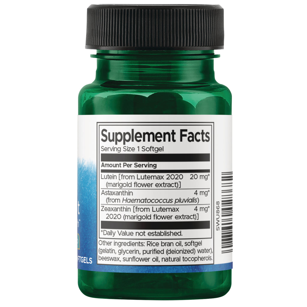 SWU868 | Back label with supplement facts and serving information - Thumbnail