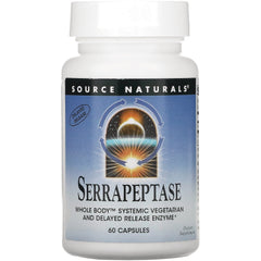 SN731 | Source Naturals Serrapeptase delayed release enzyme, 60 capsules
