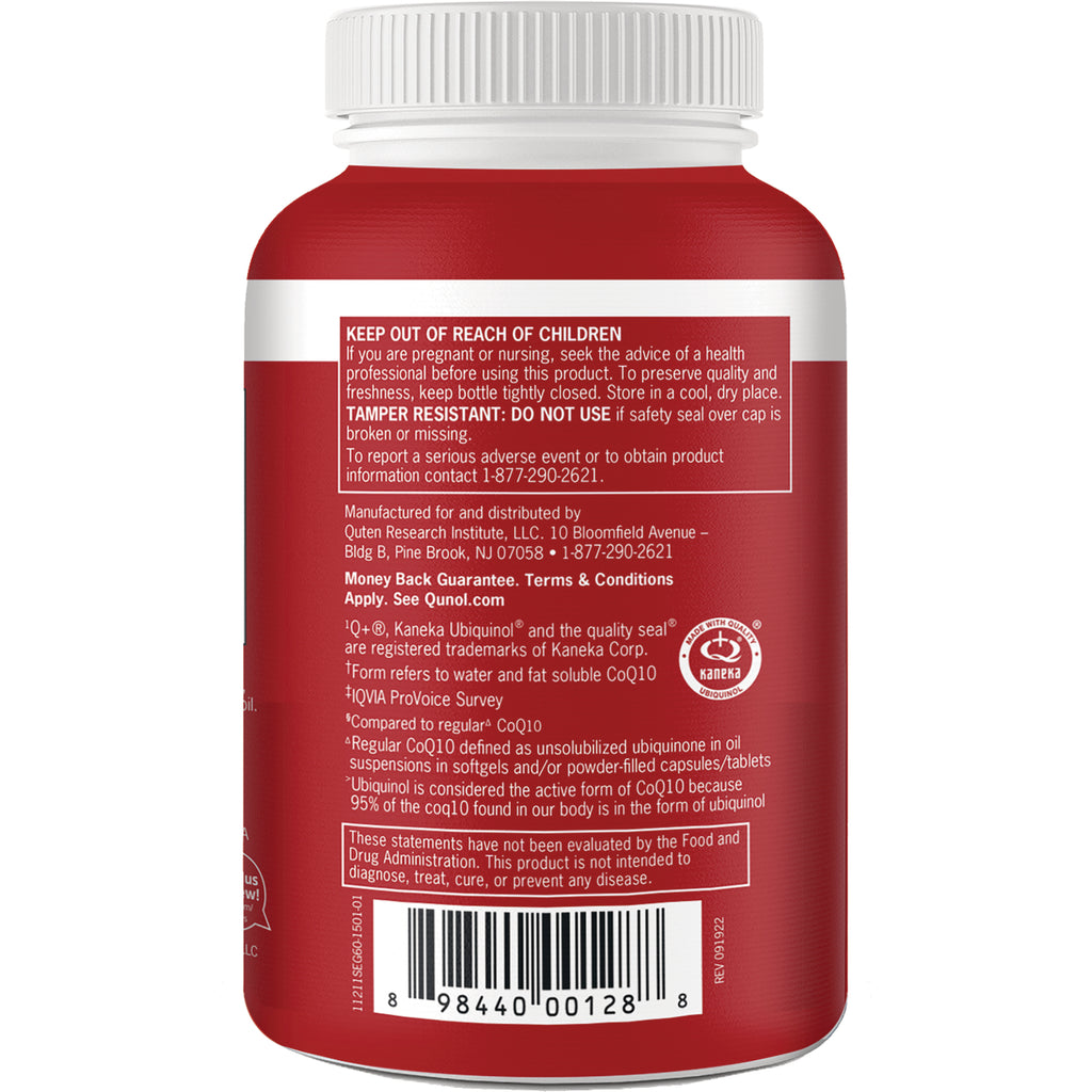 QNL003 | Back label of red supplement bottle with warning text, small ingredients and barcode - Thumbnail