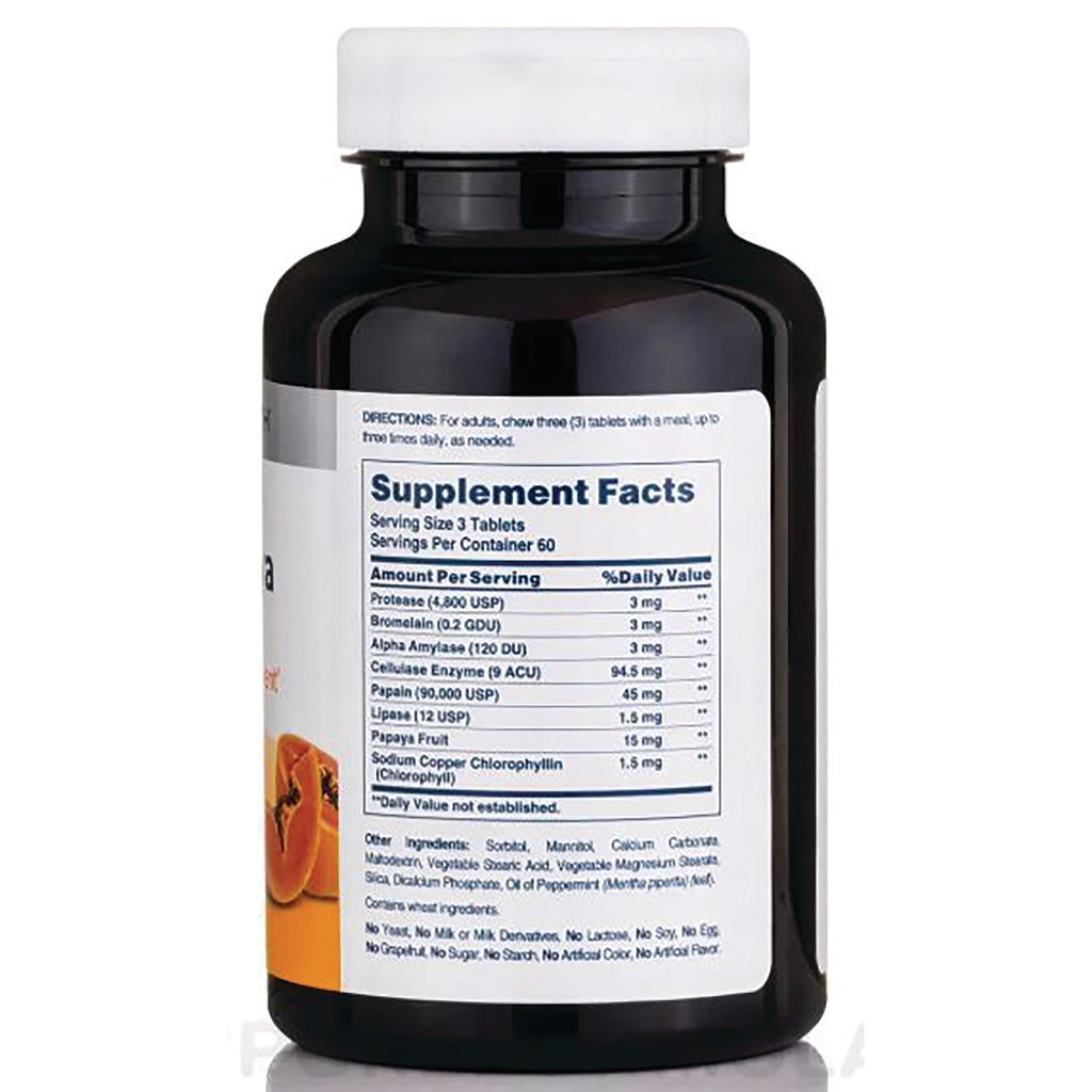 AM095 | Back of dark bottle showing Supplement Facts panel with serving information and directions - Thumbnail