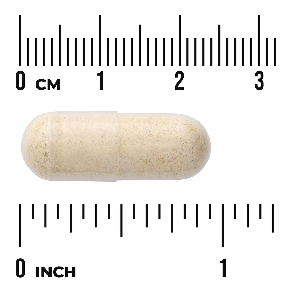 SWU1036 | Beige capsule with measurement rulers in cm and inches - Thumbnail
