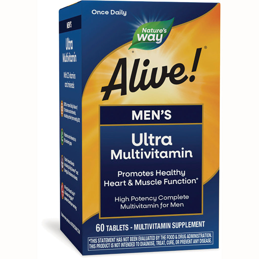 NW710 | Nature's Way Alive! Men's Ultra Multivitamin box, 60 tablets - Thumbnail