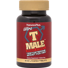 NTP275 | NaturesPlus Ultra T Male bottle, testosterone boost for men, 60 bi-layered tablets