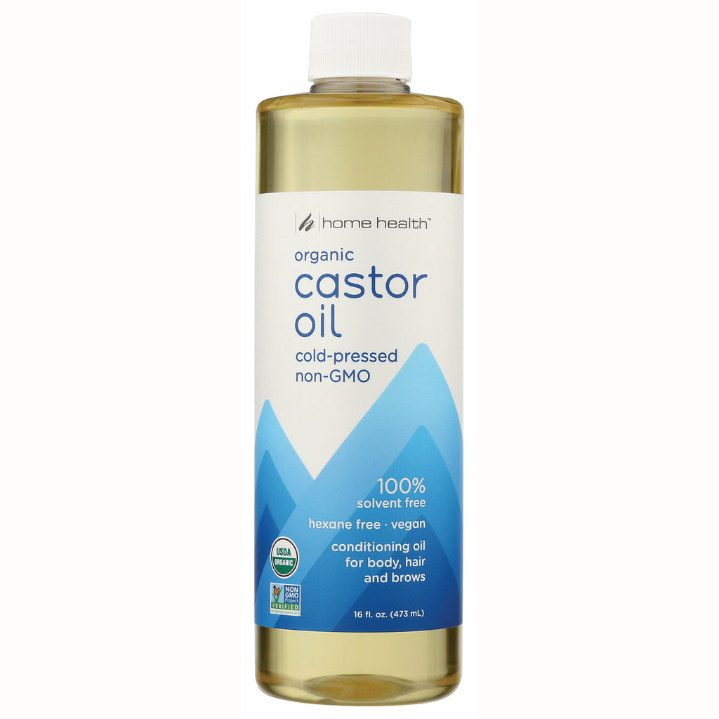 HT009 | Home Health organic castor oil bottle, cold-pressed non-GMO conditioning oil for body, hair and brows - Thumbnail