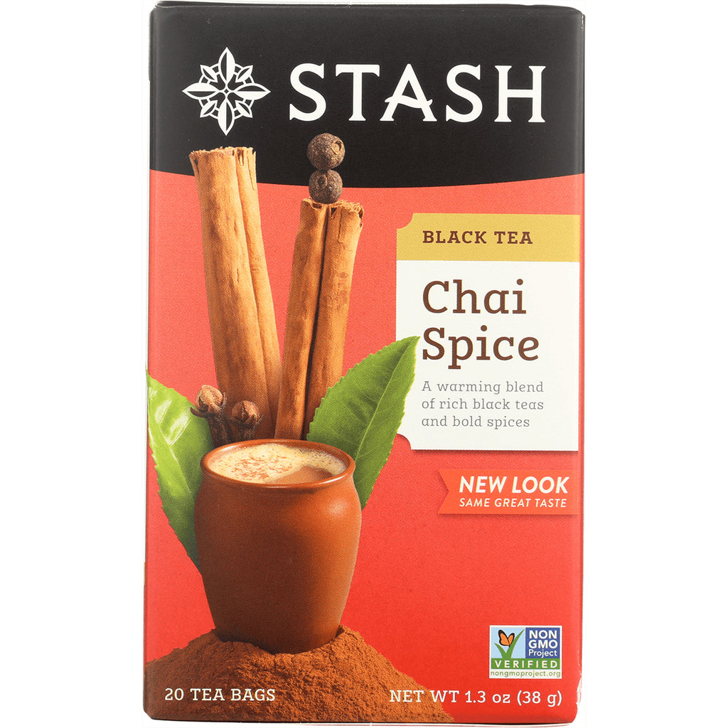 STH003 | Stash Black Tea Chai Spice, 20 tea bags; New Look Same Great Taste - Thumbnail