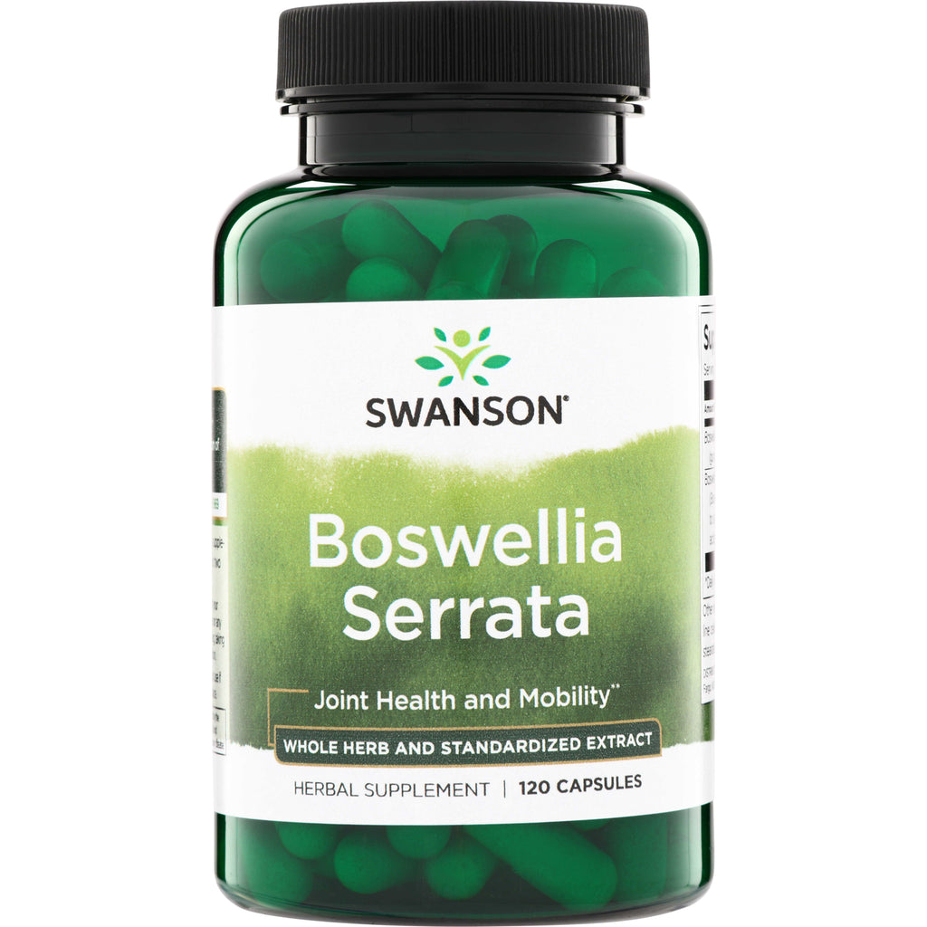SWH010 | Swanson Boswellia Serrata herbal supplement, 120 capsules; Joint Health and Mobility - Thumbnail