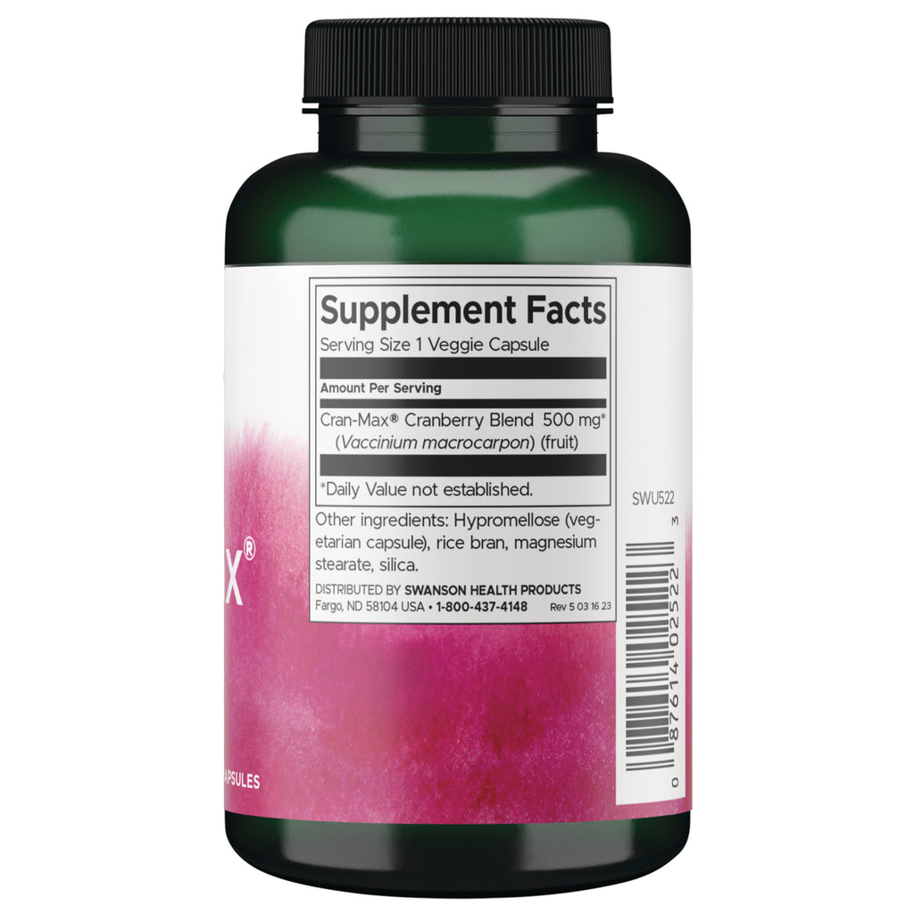 SWU522 | Back label with Supplement Facts - Thumbnail