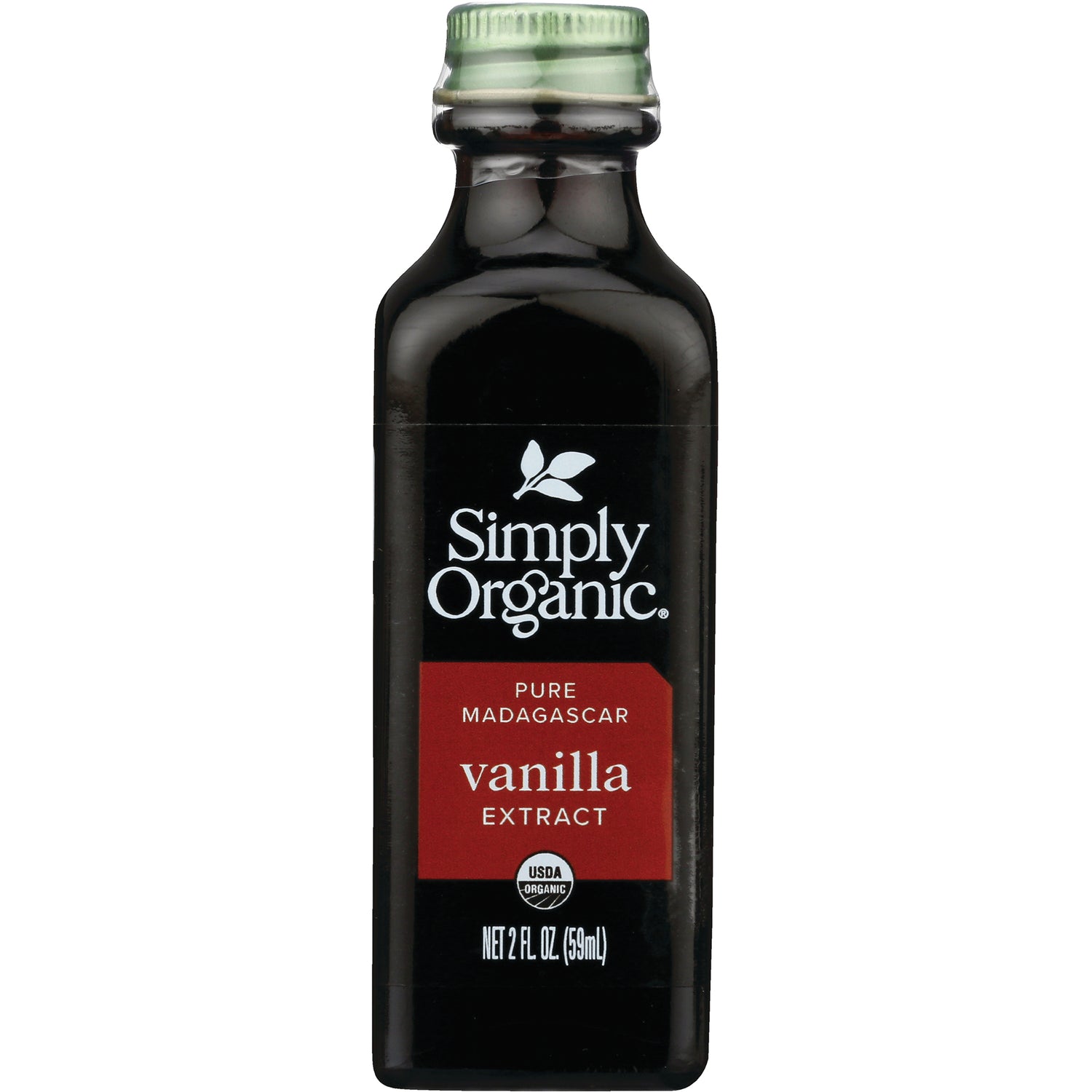 SMP026 | Simply Organic Pure Madagascar Vanilla Extract, USDA Organic, 2 fl oz (59 mL) bottle