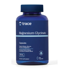 TM152 | Trace Magnesium Glycinate capsules bottle, 120 mg per serving, 180 capsules