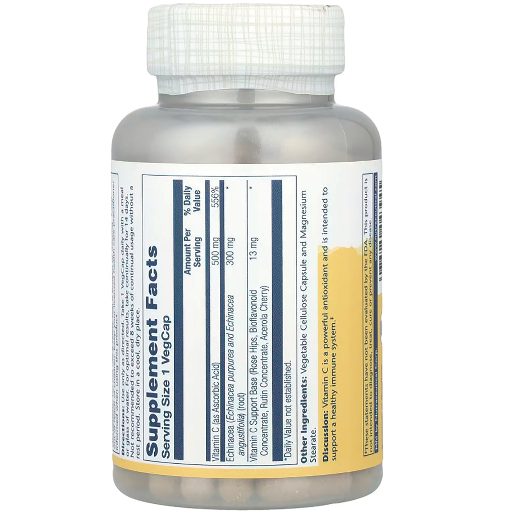 SLR469 | Back of supplement bottle showing vertical Supplement Facts label and ingredient panel - Thumbnail
