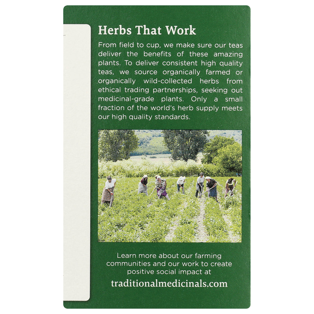 TMD011 | Panel titled Herbs That Work with sourcing story and farm photo; learn more at traditionalmedicinals.com - Thumbnail