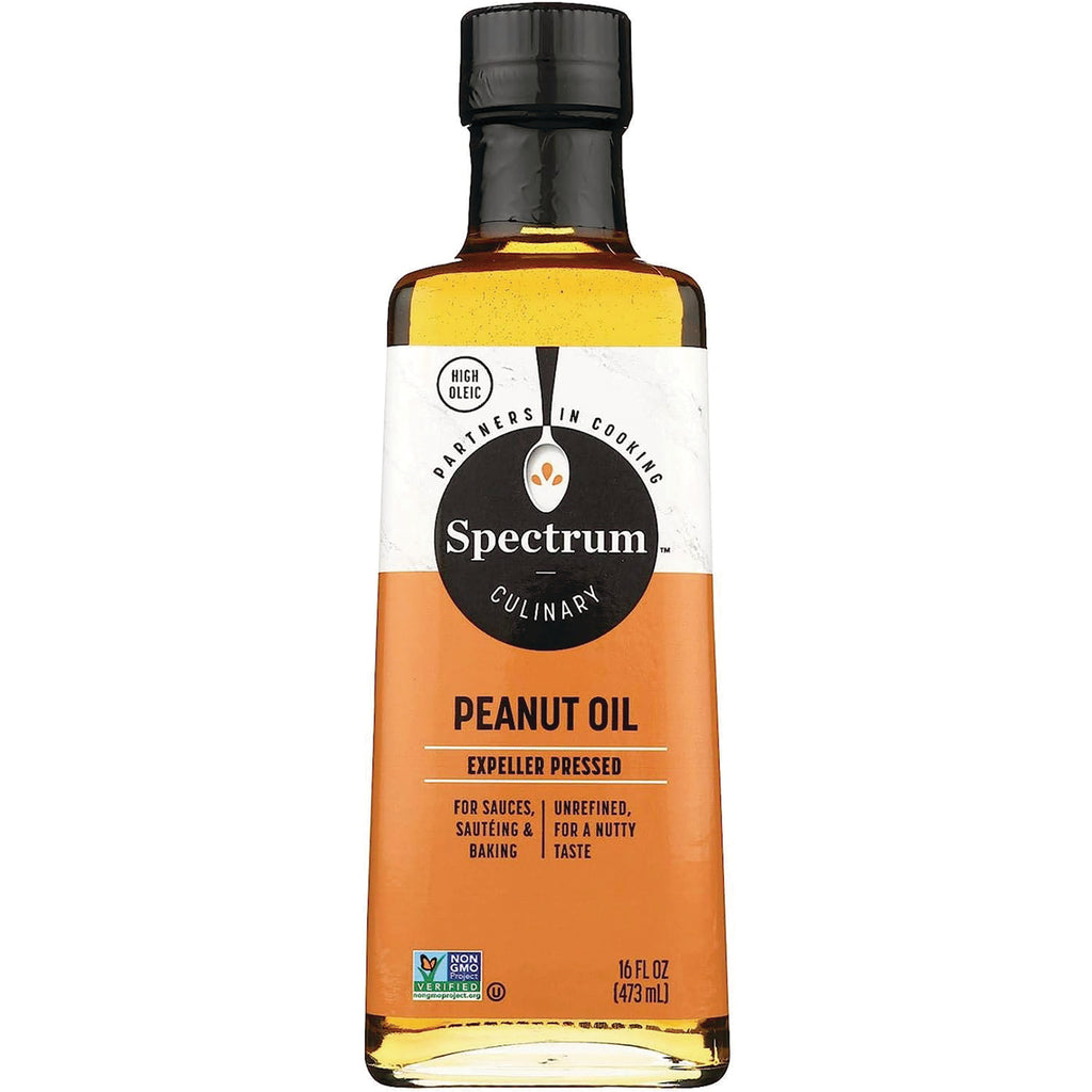 SP047 | Spectrum Culinary Peanut Oil, expeller pressed, high oleic, 16 fl oz bottle - Thumbnail