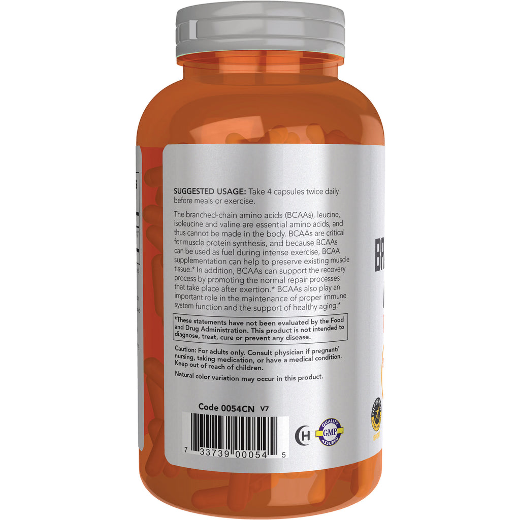 NWF1038 | Back label of orange supplement bottle showing suggested usage text, warnings, and barcode - Thumbnail