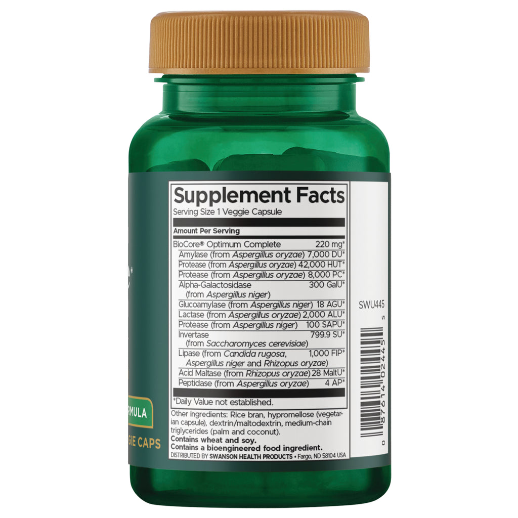SWU445 | Back label with Supplement Facts - Thumbnail