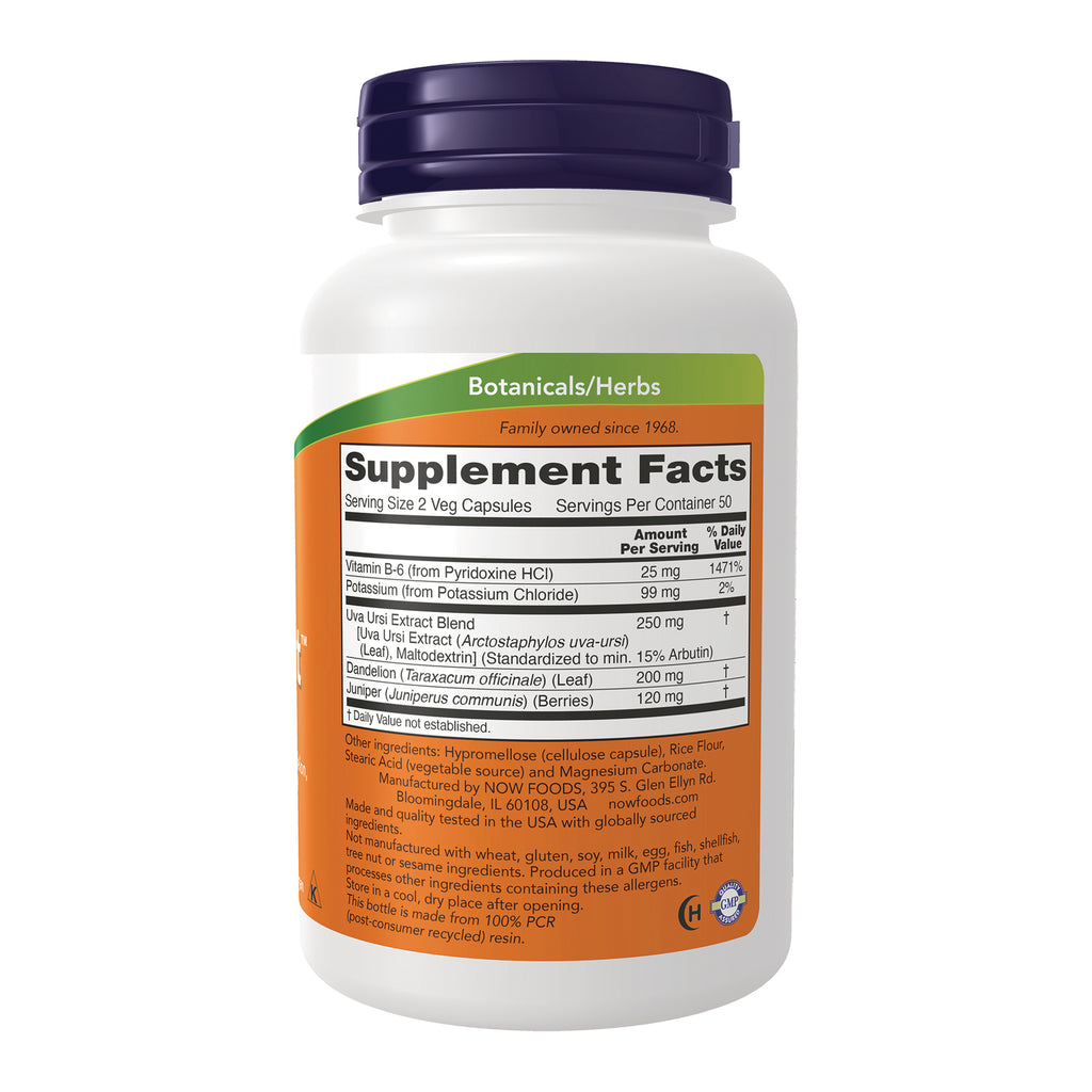 NWF718 | Back of white supplement bottle showing Supplement Facts label and ingredients - Thumbnail
