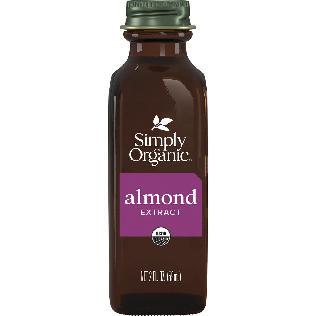 SMP027 | Simply Organic Almond Extract, USDA Organic, 2 fl oz (59 mL) bottle - Thumbnail