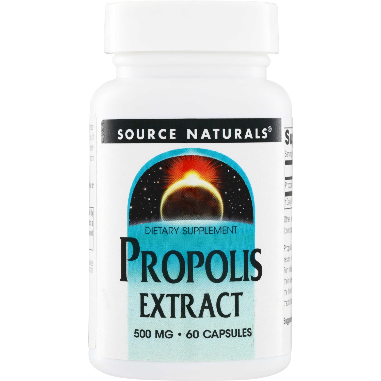 SN360 | Source Naturals Propolis Extract dietary supplement, 500 mg, 60 capsules