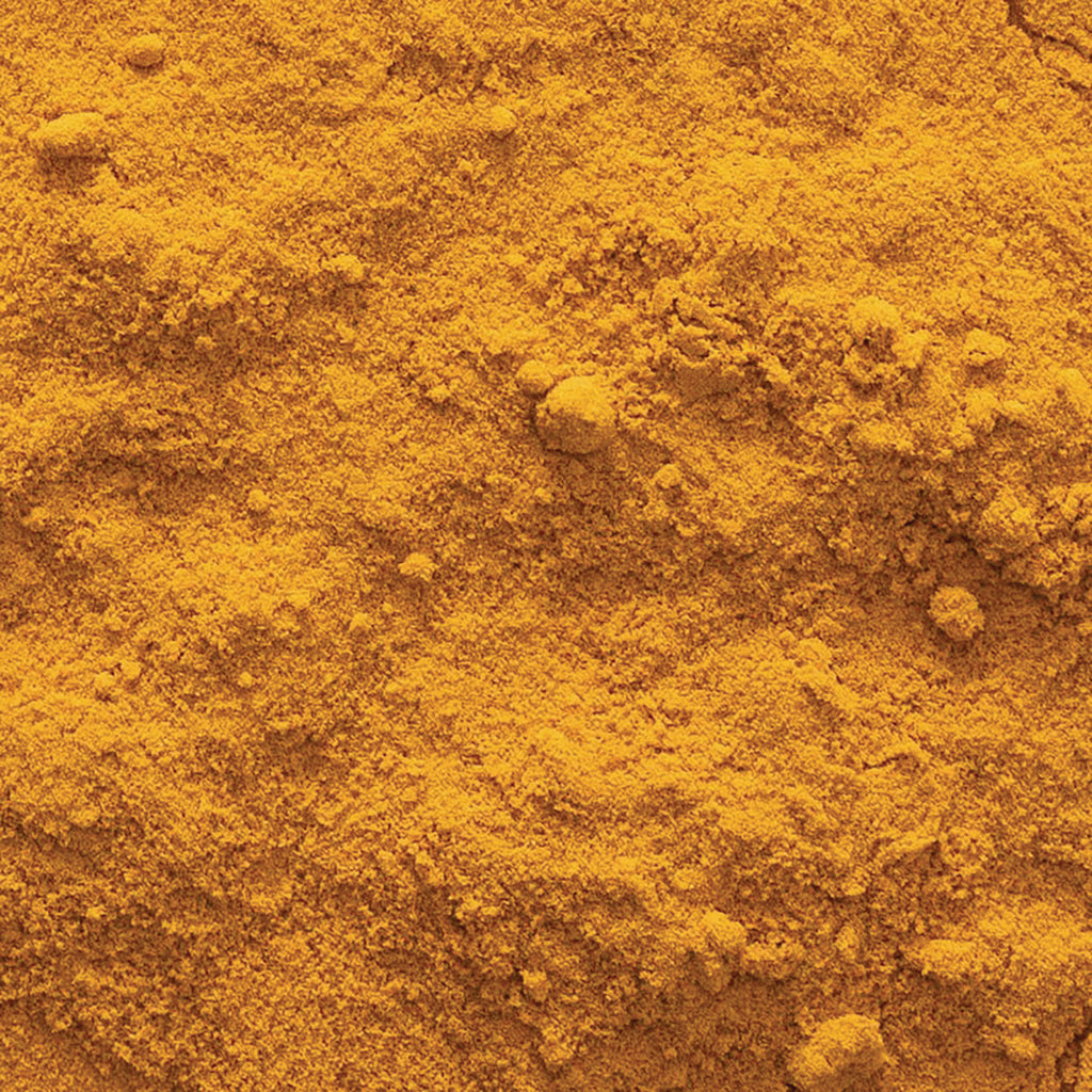 FNP037 | close-up of bright orange-yellow ground turmeric powder texture - Thumbnail