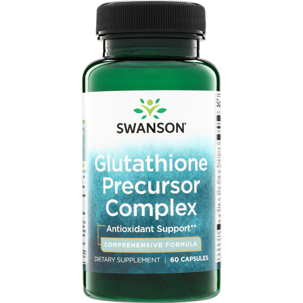 SWU542 | Swanson Glutathione Precursor Complex bottle, Antioxidant Support, Comprehensive Formula, 60 capsules - Thumbnail
