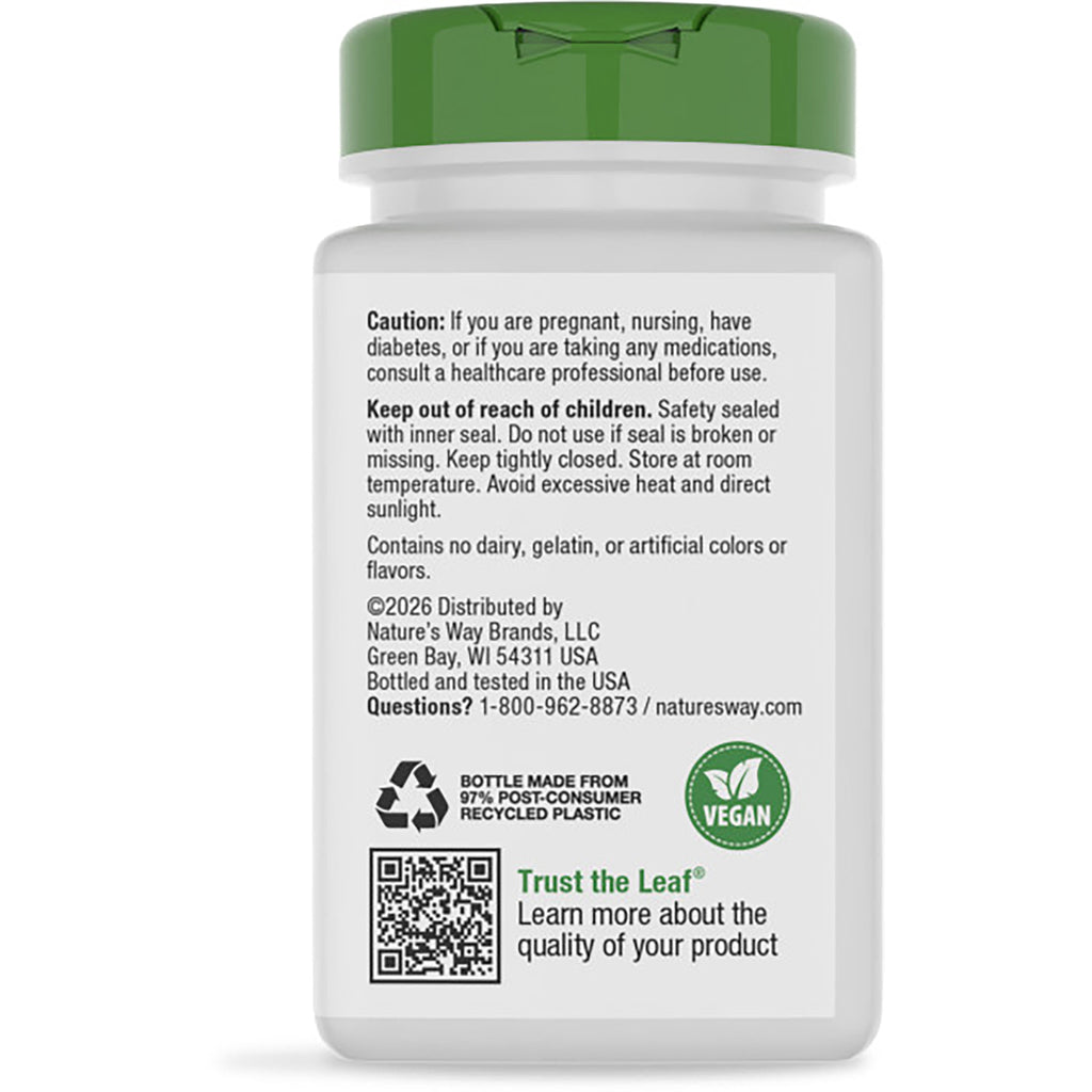 ET307 | Back of supplement bottle showing Mealtime Enzyme Formula label, ingredient and safety text and barcode - Thumbnail